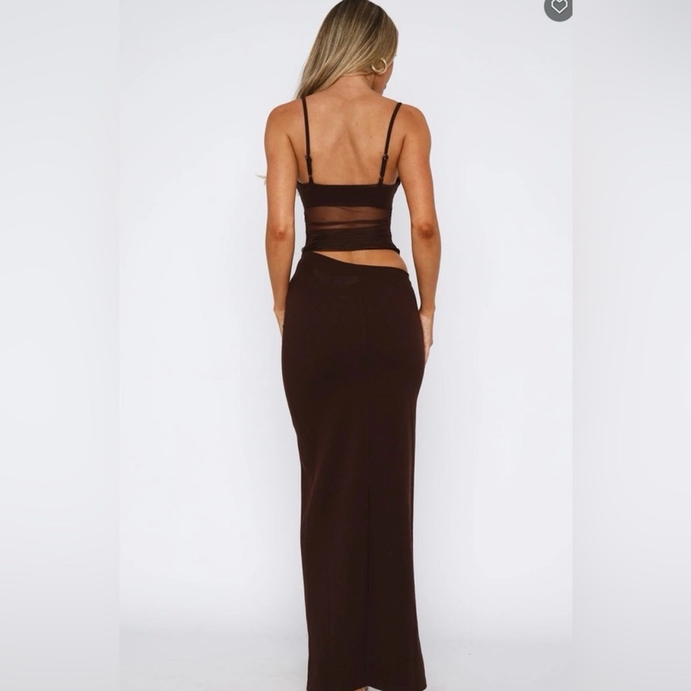 White Fox Boutique Brown Maxi Dress - Picture 3 of 3